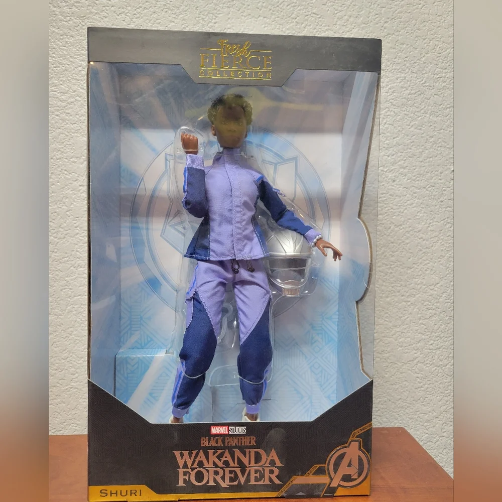 Marvel Black Panther Wakanda Forever Shuri Fashion Doll NIB